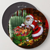 Santa Claus 1 Button (Vorne & Hinten)