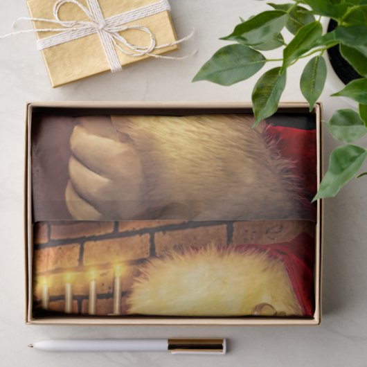 Santa Claus 4 Seidenpapier (Geschenk)