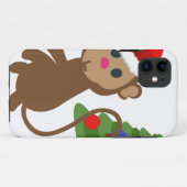 Santa Claus Affe Emoji Case-Mate iPhone Hülle (Rückseite (Horizontal))