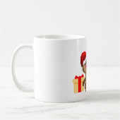 Santa Claus Affe Emoji Kaffeetasse (Links)