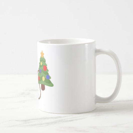 Santa Claus Affe Emoji Kaffeetasse (Rechts)