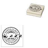 Santa Claus Air Mail Gummistempel (Stempel)