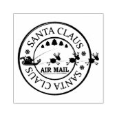 Santa Claus Air Mail Gummistempel (Prägung)