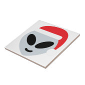 santa claus Alien emoji Fliese (Seite)