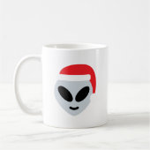santa claus Alien emoji Kaffeetasse (Links)