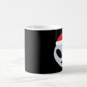 santa claus Alien emoji Kaffeetasse (Mittel)
