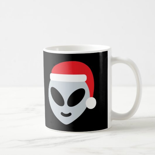 santa claus Alien emoji Kaffeetasse (Rechts)