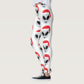santa claus Alien emoji Leggings (Links)