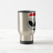 santa claus Alien emoji Reisebecher (Mittel)