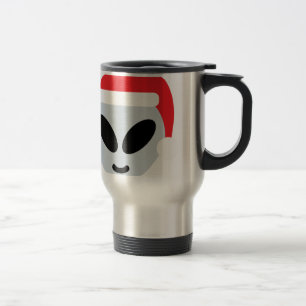 santa claus Alien emoji Reisebecher