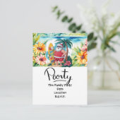 SANTA CLAUS am Hawaii Beach zu Weihnachten (Stehend Vorderseite)