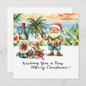 SANTA CLAUS am Hawaii Beach zu Weihnachten (Vorne/Hinten)