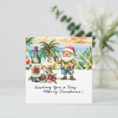 SANTA CLAUS am Hawaii Beach zu Weihnachten (Stehend Vorderseite)