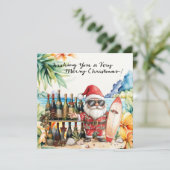 SANTA CLAUS am Hawaii Beach zu Weihnachten (Stehend Vorderseite)