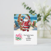 SANTA CLAUS am Hawaii Beach zu Weihnachten (Stehend Vorderseite)