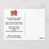 SANTA CLAUS am Hawaii Beach zu Weihnachten Postkarte (Rückseite)