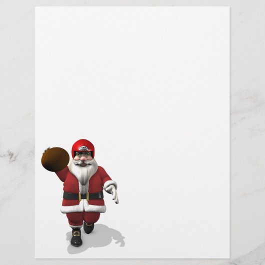 Santa Claus American Football Player (Vorderseite)