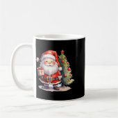 Santa Claus And Christmas Tree Kaffeetasse (Links)
