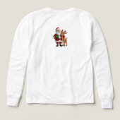 Santa Claus and Rudolph Cartoon (Design Rückseite)