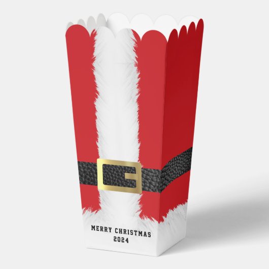 Santa Claus Anzug Belt Frohe Weihnachten Geschenkschachtel (Vorderseite)