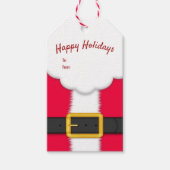 Santa Claus Anzug Geschenkanhänger (Vorderseite)