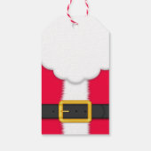 Santa Claus Anzug Geschenkanhänger (Rückseite)