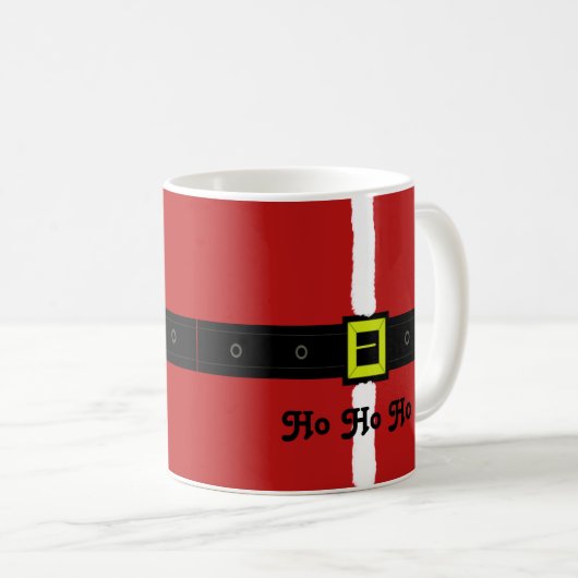 Santa Claus Anzug Kaffeetasse (VorderseiteRechts)