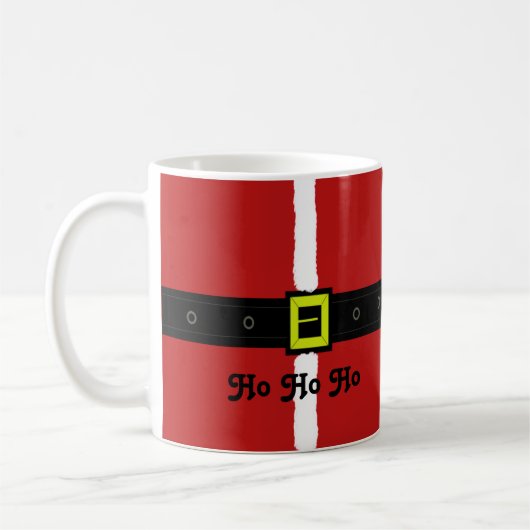 Santa Claus Anzug Kaffeetasse (Links)