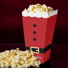 Santa Claus Anzug Merry Christmas Popcorn Geschenkschachtel
