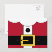 Santa Claus Anzug Postkarte (Vorne/Hinten)