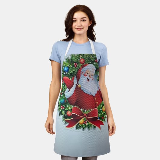 Santa Claus Aprons Schürze (Getragen)