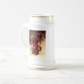 Santa Claus Arthur Rackham Bierglas (Vorderseite Links)
