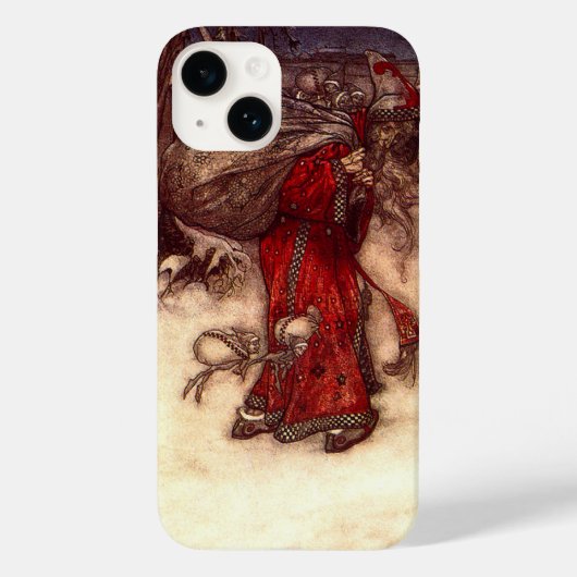Santa Claus Arthur Rackham Case-Mate iPhone Hülle (Rückseite)