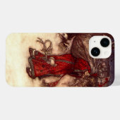 Santa Claus Arthur Rackham Case-Mate iPhone Hülle (Rückseite (Horizontal))
