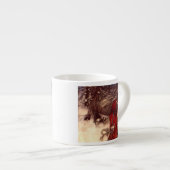 Santa Claus Arthur Rackham Espressotasse (Vorderseite Rechts)
