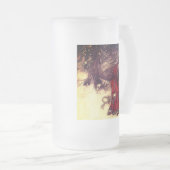 Santa Claus Arthur Rackham Mattglas Bierglas (VorderseiteRechts)