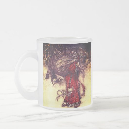 Santa Claus Arthur Rackham Mattglastasse (Links)