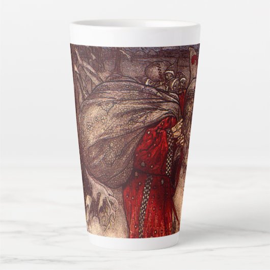 Santa Claus Arthur Rackham Milchtasse (Vorderseite)