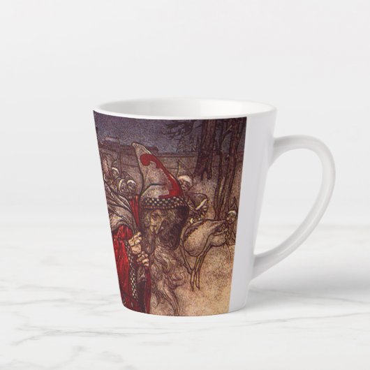 Santa Claus Arthur Rackham Milchtasse (Rechts)
