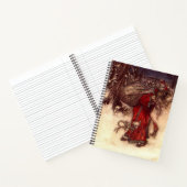 Santa Claus Arthur Rackham Notizblock (Innenseite)