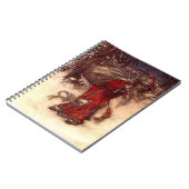 Santa Claus Arthur Rackham Notizblock (Linke Seite)