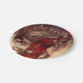 Santa Claus Arthur Rackham Pappteller (Schrägansicht)