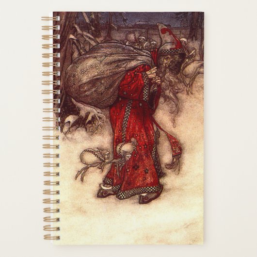 Santa Claus Arthur Rackham Planer (Vorderseite)