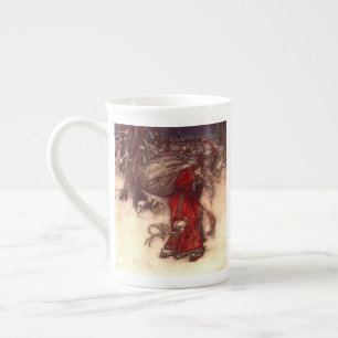 Santa Claus Arthur Rackham Porzellantasse