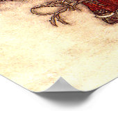 Santa Claus Arthur Rackham Poster (Ecke)