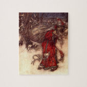 Santa Claus Arthur Rackham Puzzle (Vertikal)