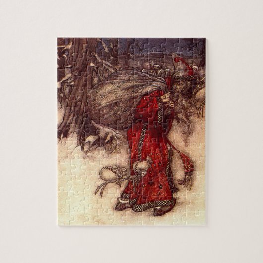 Santa Claus Arthur Rackham Puzzle (Vertikal)