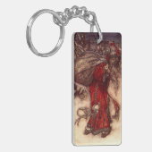 Santa Claus Arthur Rackham Schlüsselanhänger (Vorderseite links)