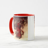 Santa Claus Arthur Rackham Tasse (Vorderseite Links)