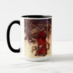 Santa Claus Arthur Rackham Tasse